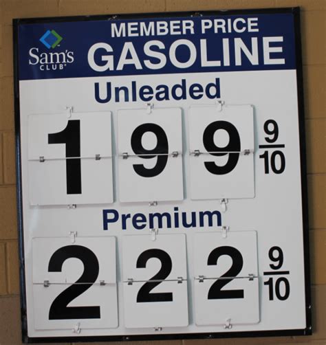 sam's club gas prices today